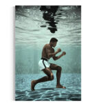 Muhammad Ali Underwater Canvas Wall Art