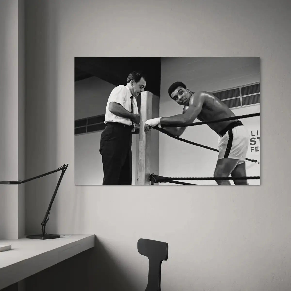 Muhammad Ali Boxing Ring Canvas Masterpeacewall