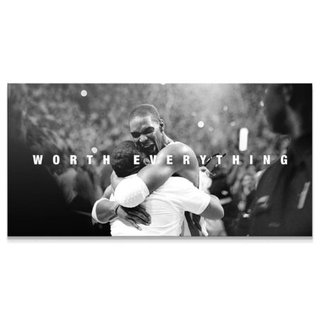 Emotional close-up of Chris Bosh's face during the championship moment, titled Chris Bosh - Celebrate.