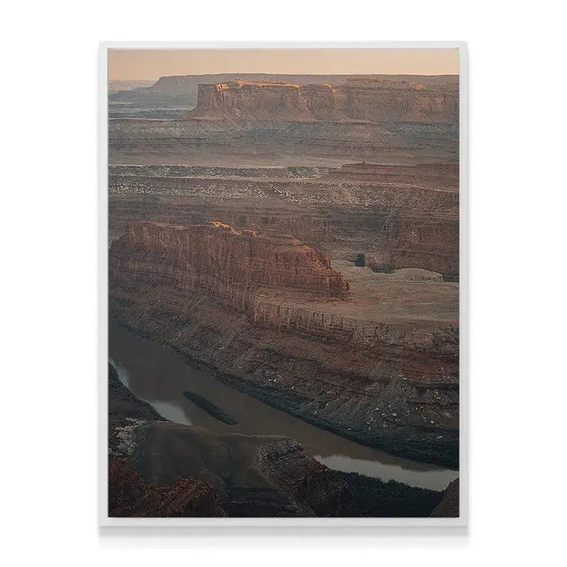 Dead Man's Land canvas artwork displayed in a contemporary living room setting (lifestyle shot).