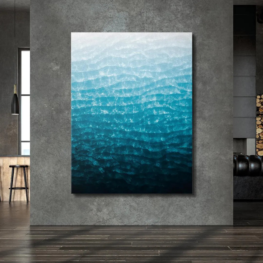 Textural representation of light patterns on water surface captured in Electric Texture.