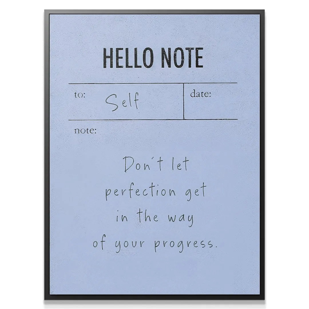 Close-up shot detailing the textured paper surface of the Hello Note (Blue) card stock.