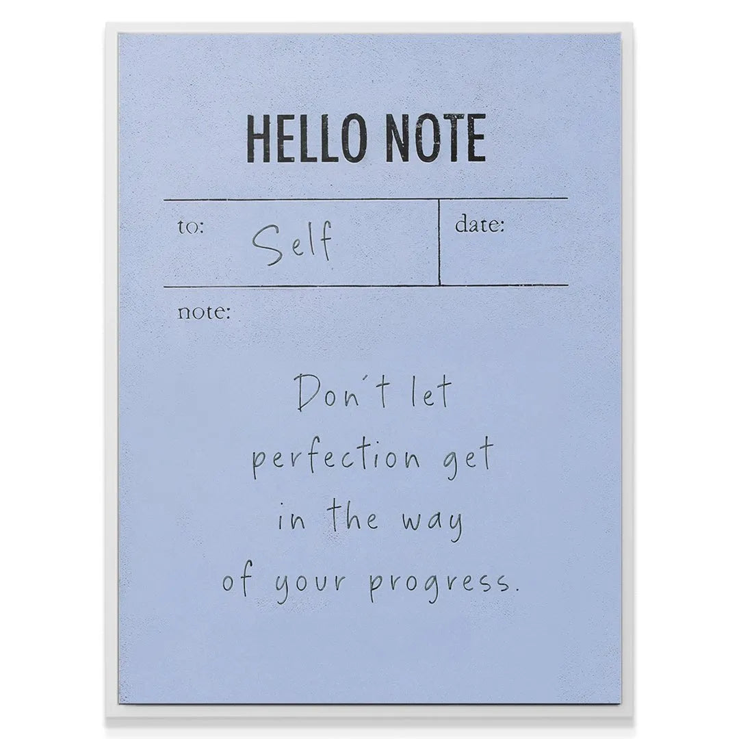 Angled shot showing the thickness and edge of the stack of Hello Note (Blue) cards.