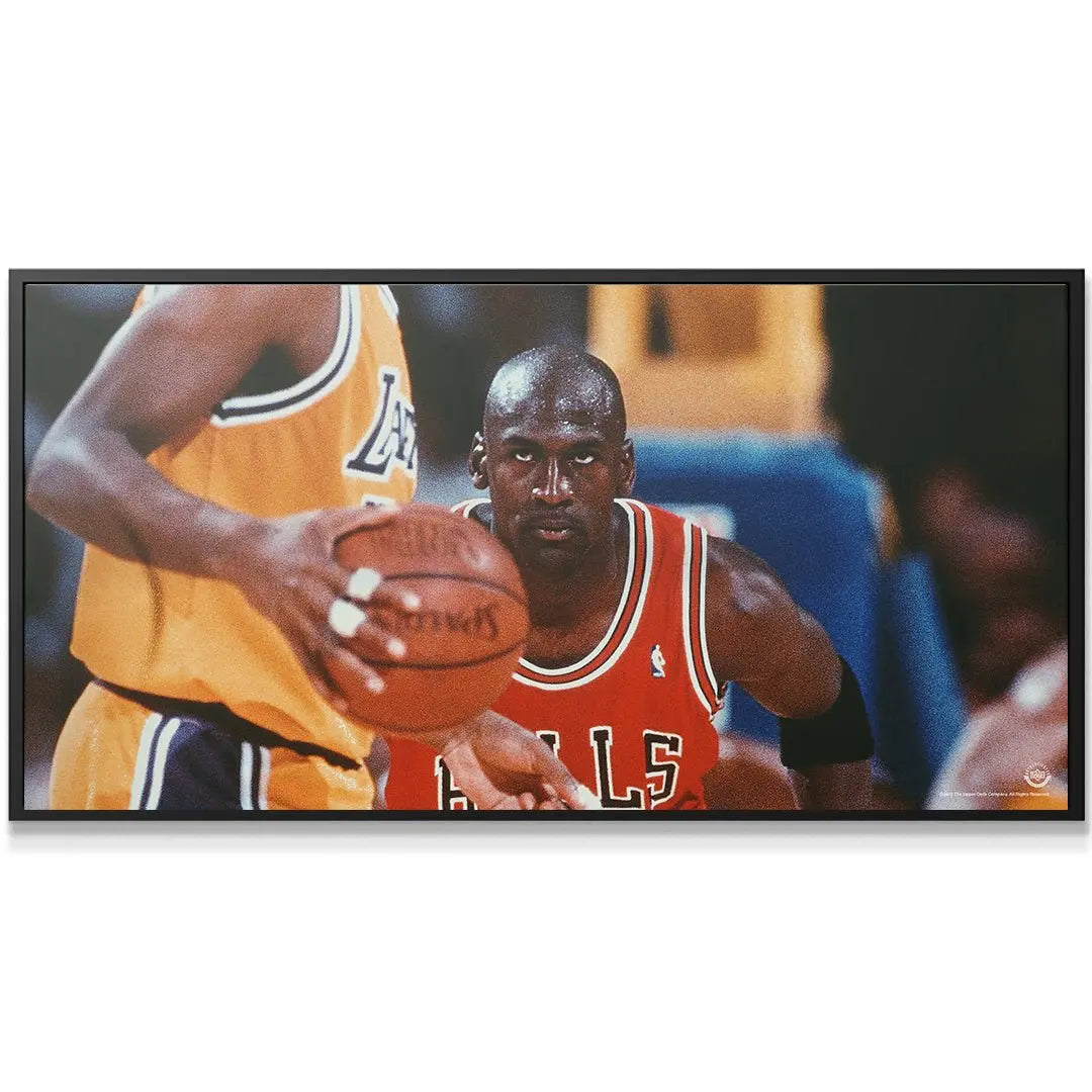 Michael Jordan - Take Things Personally (No Quote) - Premium NBA Basketball Canvas Wall Art by MasterPeaceWall
