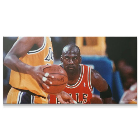 Michael Jordan - Take Things Personally (No Quote) - Premium NBA Basketball Canvas Wall Art by MasterPeaceWall