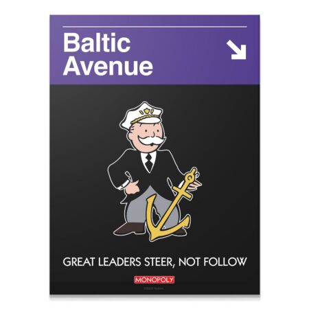 Monopoly - Baltic Ave Sign