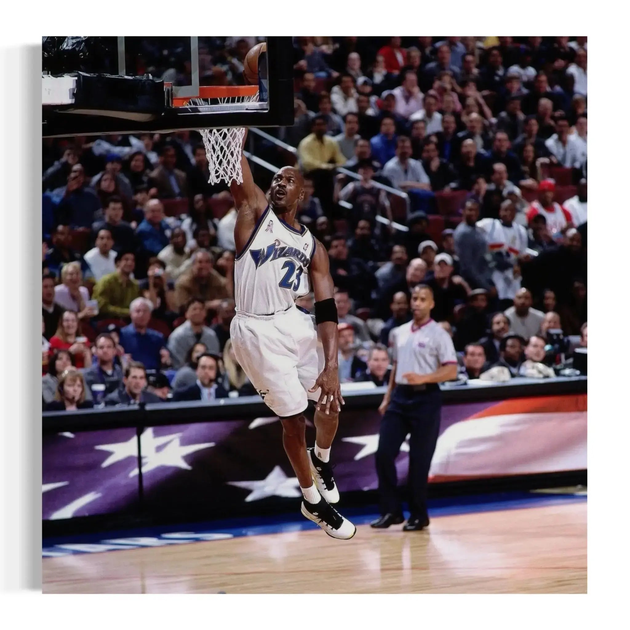Michael Jordan Washington Wizards Dunk Canvas Wall Art