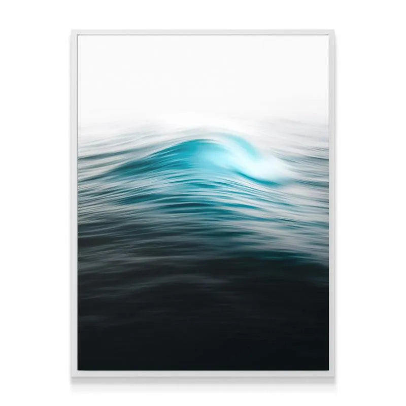 Texture simulation of the liquid movement and motion blur effect captured in Smooth Seas (Phil de Glanville).